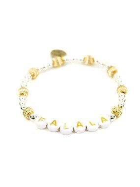 Falalala Merry 18K Gold & Enamel Christmas Bracelet